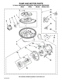06 - Pump And Motor Parts parts for Maytag Dishwasher MDB7809AWM2 from AppliancePartsPros.com