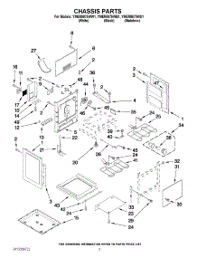 03 - Chassis Parts parts for Maytag Range YMER8875WW1 from AppliancePartsPros.com