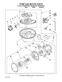 06 - Pump And Motor Parts parts for Maytag Dishwasher MDB8859AWS2 from AppliancePartsPros.com