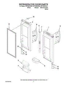 05 - Refrigerator Door Parts parts for Maytag Refrigerator MFF2558VEW2 from AppliancePartsPros.com