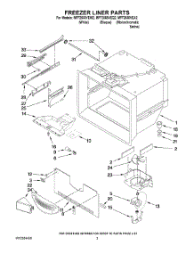 02 - Freezer Liner Parts parts for Maytag Refrigerator MFF2558VEA2 from AppliancePartsPros.com