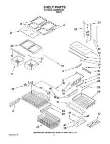 06 - Shelf Parts parts for Maytag Refrigerator G32026PELB4 from AppliancePartsPros.com