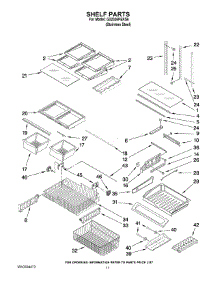 06 - Shelf Parts parts for Maytag Refrigerator G32026PEKS6 from AppliancePartsPros.com