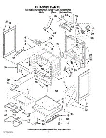 03 - Chassis Parts parts for Maytag Range AER6011VAW0 from AppliancePartsPros.com