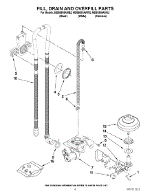 04 - Fill, Drain And Overfill Parts parts for Maytag Dishwasher MDB8959AWW2 from AppliancePartsPros.com