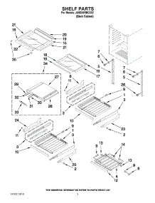 02 - Shelf Parts parts for Maytag Wine Cooler JUB248RBCX02 from AppliancePartsPros.com