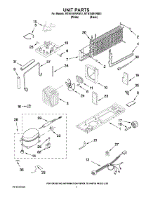 04 - Unit Parts parts for Maytag Refrigerator MTN1854VRW01 from AppliancePartsPros.com