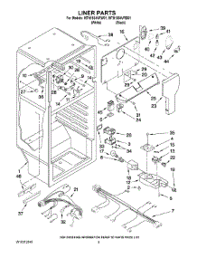 03 - Liner Parts parts for Maytag Refrigerator MTN1854VRB01 from AppliancePartsPros.com