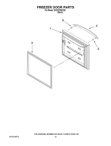 07 - Freezer Door Parts parts for Maytag Refrigerator G32027WEKB3 from AppliancePartsPros.com