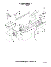 08 - Icemaker Parts parts for Maytag Refrigerator G32027WEKB3 from AppliancePartsPros.com
