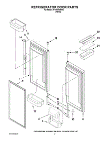 04 - Refrigerator Door Parts parts for Maytag Refrigerator RY4951000W3 from AppliancePartsPros.com