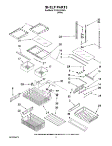 06 - Shelf Parts parts for Maytag Refrigerator RY4951000W3 from AppliancePartsPros.com