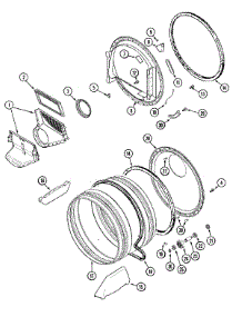 07 - Tumbler parts for Maytag Dryer MDG3600BWQ from AppliancePartsPros.com
