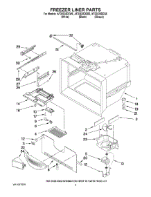 02 - Freezer Liner Parts parts for Maytag Refrigerator AFD2535DEW5 from AppliancePartsPros.com