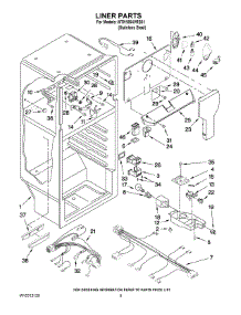 03 - Liner Parts parts for Maytag Refrigerator MTN1854VRS01 from AppliancePartsPros.com