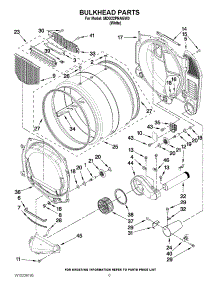 03 - Bulkhead Parts parts for Maytag Dryer MDG22PNAGW0 from AppliancePartsPros.com