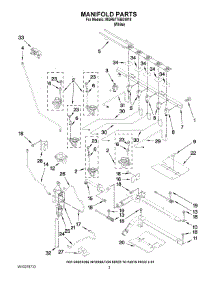03 - Manifold Parts parts for Maytag Range MGR6775BDW18 from AppliancePartsPros.com