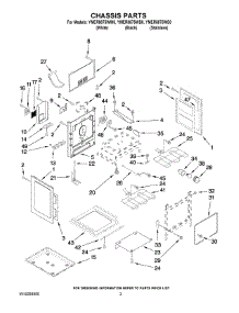 03 - Chassis Parts parts for Maytag Range YMER8875WS0 from AppliancePartsPros.com