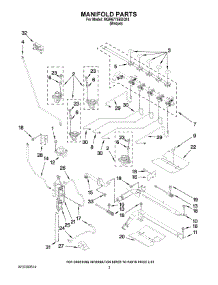 03 - Manifold Parts parts for Maytag Range MGR6775BDQ18 from AppliancePartsPros.com