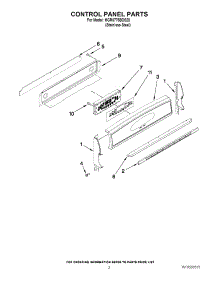 02 - Control Panel Parts parts for Maytag Range MGR6775BDS20 from AppliancePartsPros.com