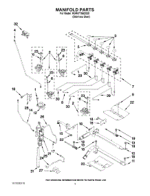 03 - Manifold Parts parts for Maytag Range MGR6775BDS20 from AppliancePartsPros.com