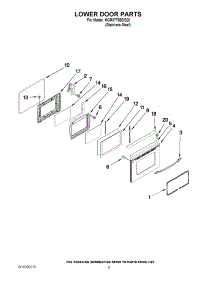 06 - Lower Door Parts parts for Maytag Range MGR6775BDS20 from AppliancePartsPros.com
