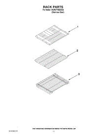 07 - Rack Parts parts for Maytag Range MGR6775BDS20 from AppliancePartsPros.com