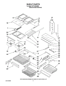 07 - Shelf Parts parts for Maytag Refrigerator MFF2558VEM3 from AppliancePartsPros.com