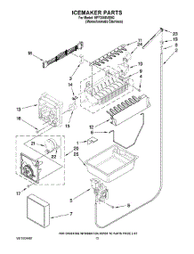 08 - Icemaker Parts parts for Maytag Refrigerator MFF2558VEM3 from AppliancePartsPros.com