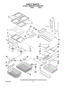 07 - Shelf Parts parts for Maytag Refrigerator GB2026PEKW4 from AppliancePartsPros.com