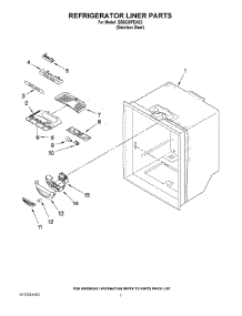 02 - Refrigerator Liner Parts parts for Maytag Refrigerator GB6525PEAS3 from AppliancePartsPros.com