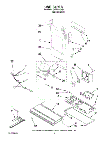 07 - Unit Parts parts for Maytag Refrigerator GB6525PEAS3 from AppliancePartsPros.com
