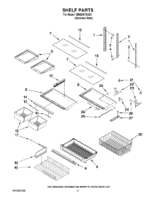 06 - Shelf Parts parts for Maytag Refrigerator GB6526FEAS3 from AppliancePartsPros.com