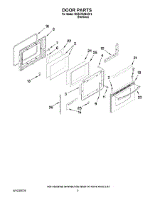 04 - Door Parts parts for Maytag Range MES5752BAS16 from AppliancePartsPros.com