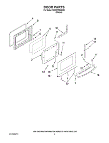 04 - Door Parts parts for Maytag Range MES5775BAN20 from AppliancePartsPros.com