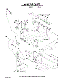 03 - Manifold Parts parts for Maytag Range MGR6775BDB19 from AppliancePartsPros.com