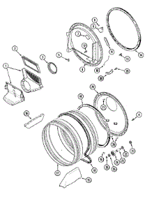 06 - Tumbler parts for Maytag Dryer MDG5500AWW from AppliancePartsPros.com