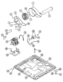 04 - Motor Drive parts for Maytag Dryer MDG6000AWQ from AppliancePartsPros.com