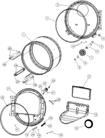 05 - Tumbler parts for Maytag Dryer MDG6800AWQ from AppliancePartsPros.com