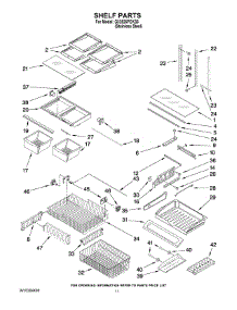 06 - Shelf Parts parts for Maytag Refrigerator G32526PEKS6 from AppliancePartsPros.com