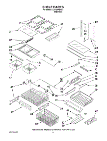 06 - Shelf Parts parts for Maytag Refrigerator G37025PEAS3 from AppliancePartsPros.com