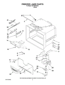 02 - Freezer Liner Parts parts for Maytag Refrigerator G37025PEAW2 from AppliancePartsPros.com