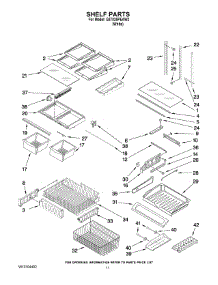 06 - Shelf Parts parts for Maytag Refrigerator G37025PEAW2 from AppliancePartsPros.com