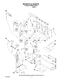 03 - Manifold Parts parts for Maytag Range MGR6875ADW28 from AppliancePartsPros.com
