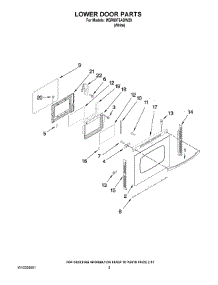 06 - Lower Door Parts parts for Maytag Range MGR6875ADW28 from AppliancePartsPros.com