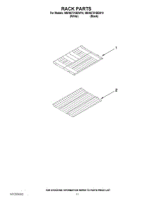 07 - Rack Parts parts for Maytag Range MGR6751BDB19 from AppliancePartsPros.com