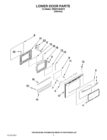 06 - Lower Door Parts parts for Maytag Range MGR6751BDS19 from AppliancePartsPros.com