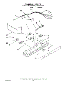 09 - Control Parts parts for Maytag Refrigerator 5MS224NEWW00 from AppliancePartsPros.com