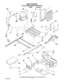 08 - Unit Parts parts for Maytag Refrigerator 5MS224NEWY00 from AppliancePartsPros.com