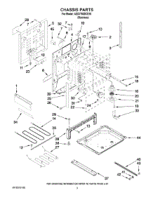 03 - Chassis Parts parts for Maytag Range AES3760BCS16 from AppliancePartsPros.com